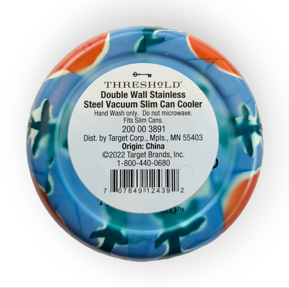 Threshold Double Wall Stainless Steel Vacuum Slim Can Cooler - Picture 8 of 8